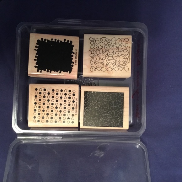 4 rubber stamps from STAMPIN’ UP (By Design set) - Picture 2 of 3